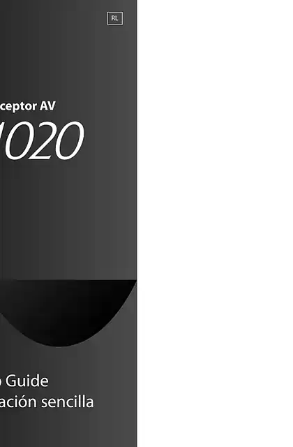 yamaha雅马哈RX-A1020 Easy Setup Guide